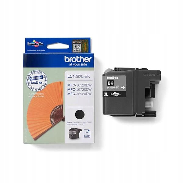 Originální černý inkoust Brother LC129XLBK, LC-129XLBK