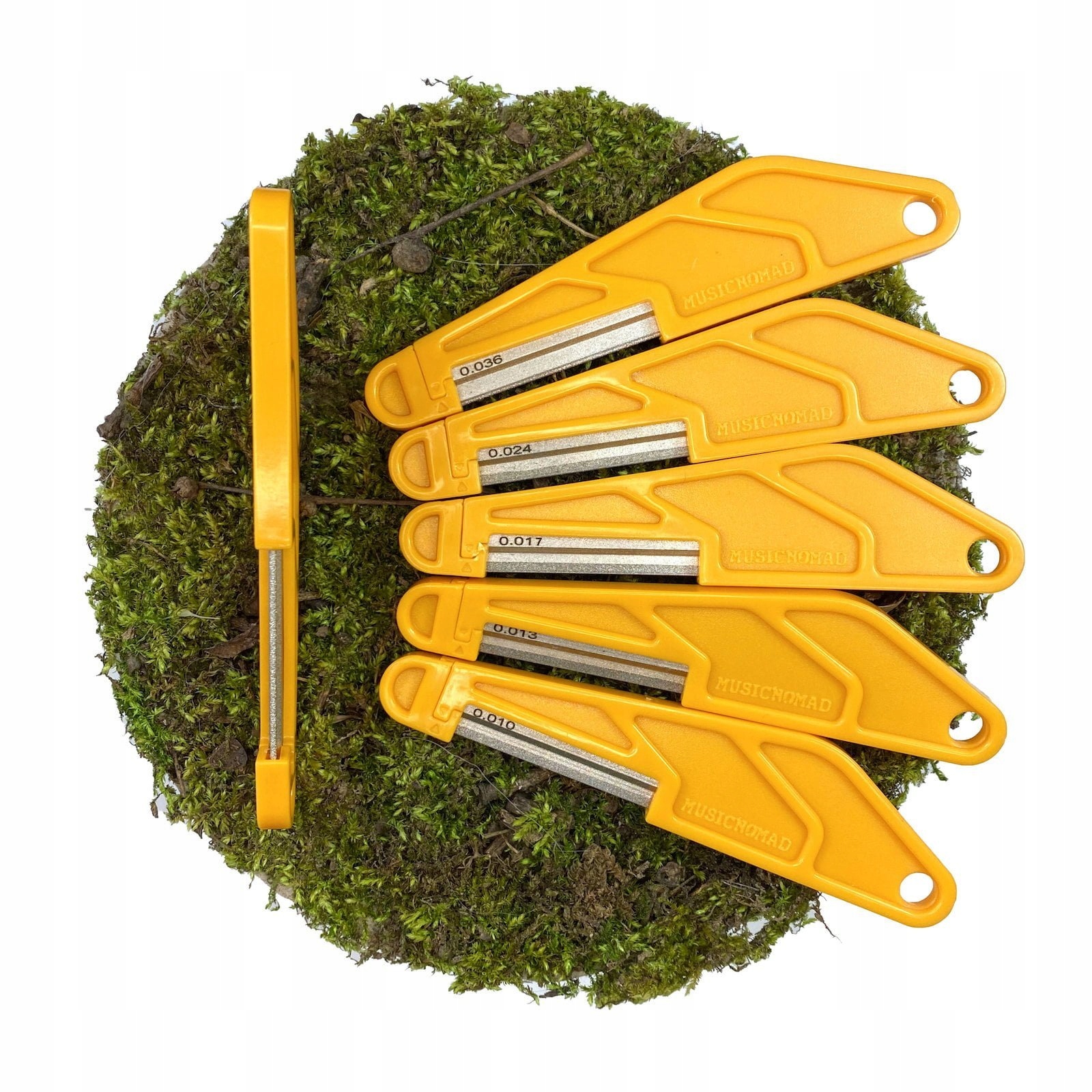 Sada pilníků Music Nomad pro elektrickou kytaru s diamantovým povlakem (10 46)