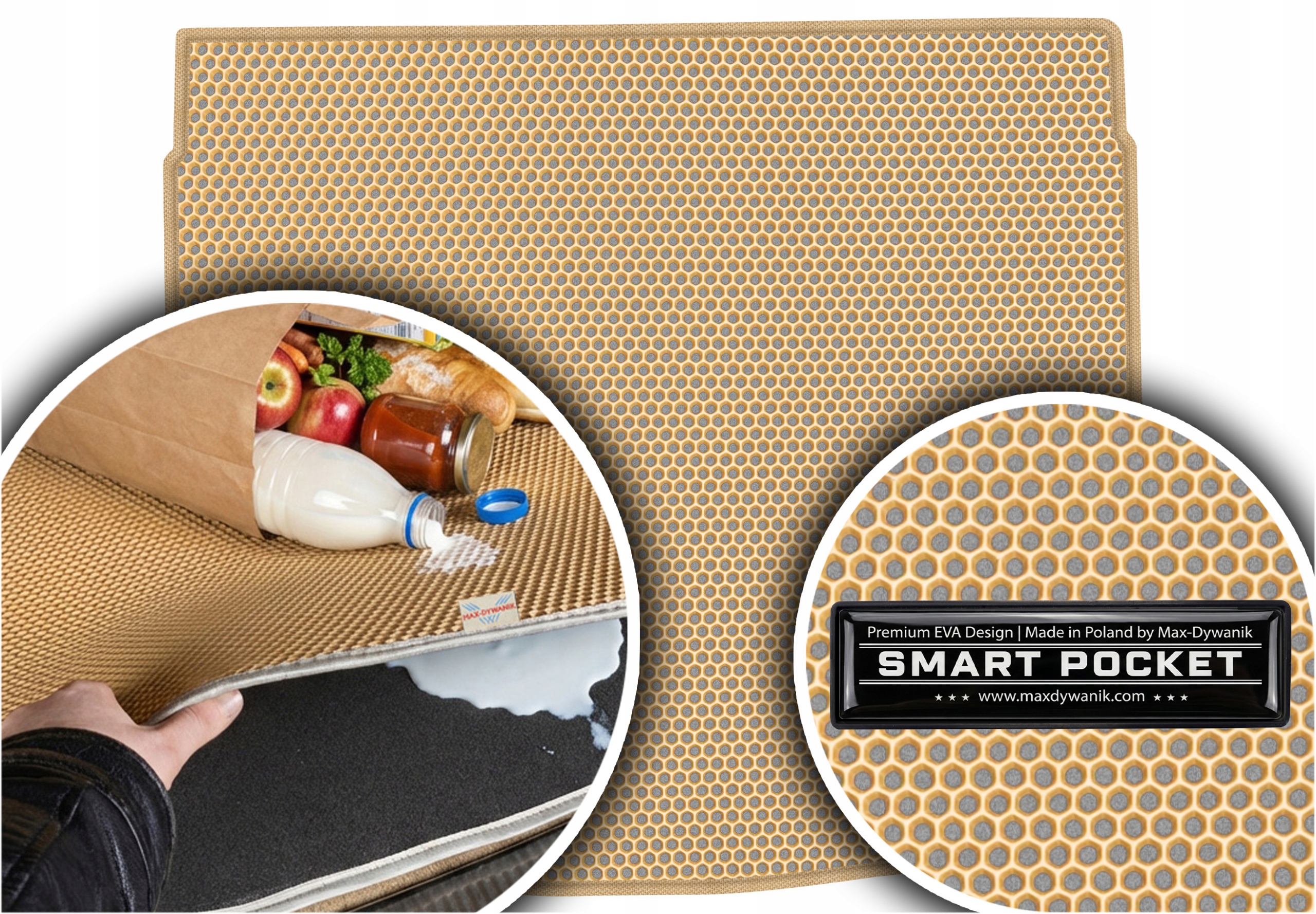 Hyundai i30 III Fastback 2019 Vložka do batožinového priestoru Eva Smart Pocket Béžová