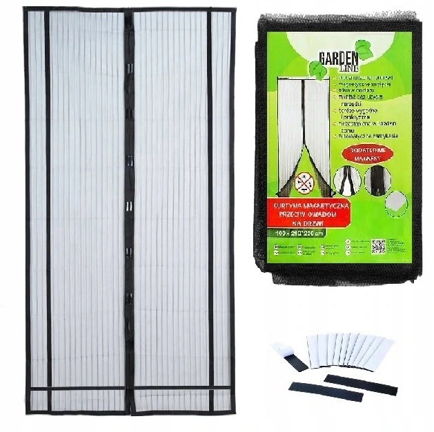 MOSKITIERA MAGNETYCZNA DRZWI 80/90/100 x 210/220cm