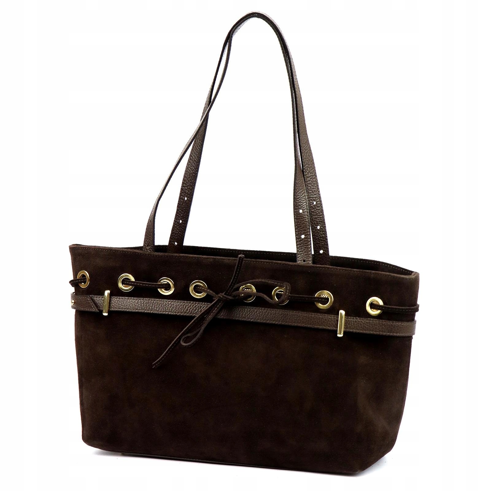 Dámská kožená kabelka přes rameno Camilla Premium tmavě hnědá