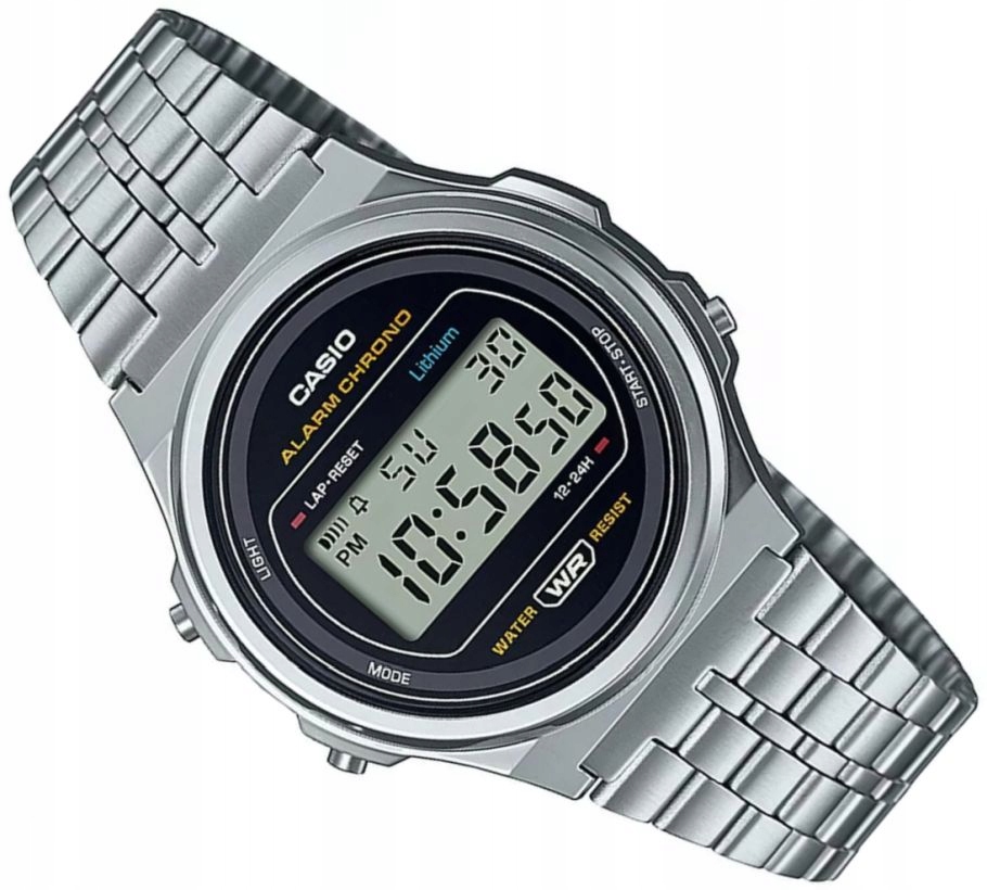 Elektronické Hodinky Casio A171WE-1AEF V Retro Vintage Sportovním Stylu Box