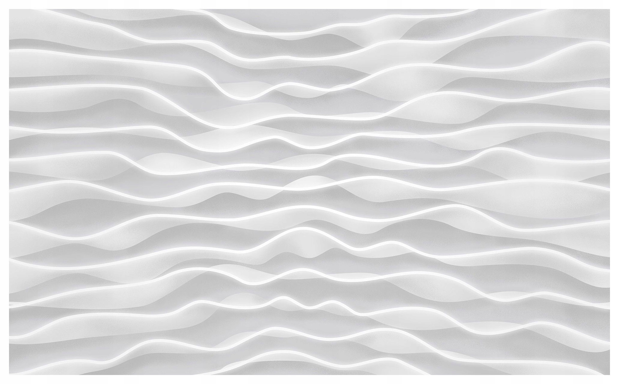 Vliesová fototapeta Bílé vlny reliéfní textura 200x140 lepidlo