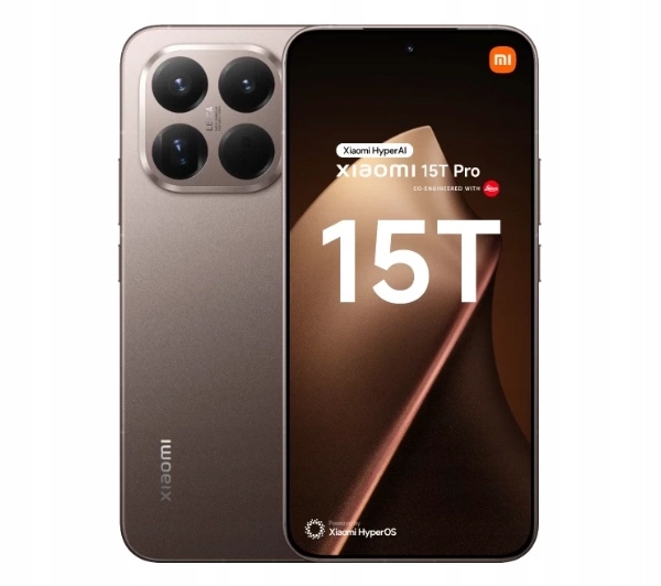 Smartfon Xiaomi 15T Pro 12/1TB HyperOS Złoty