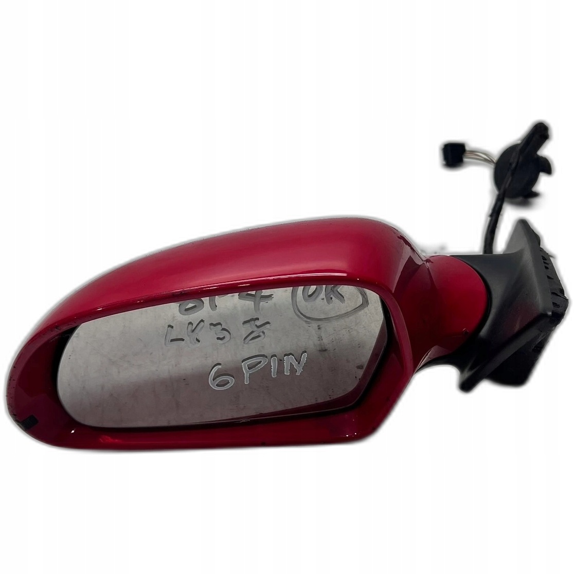 mirror exterior left front AUDI A3 8P 8P4 LIFT LY3J 6 PIN UK