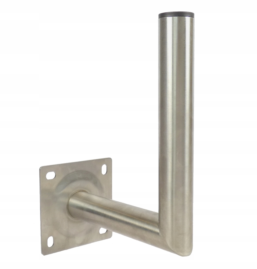 Nierdzewny uchwyt antenowy murowy 20cm Tv Sat WN-200 Inox Luxon