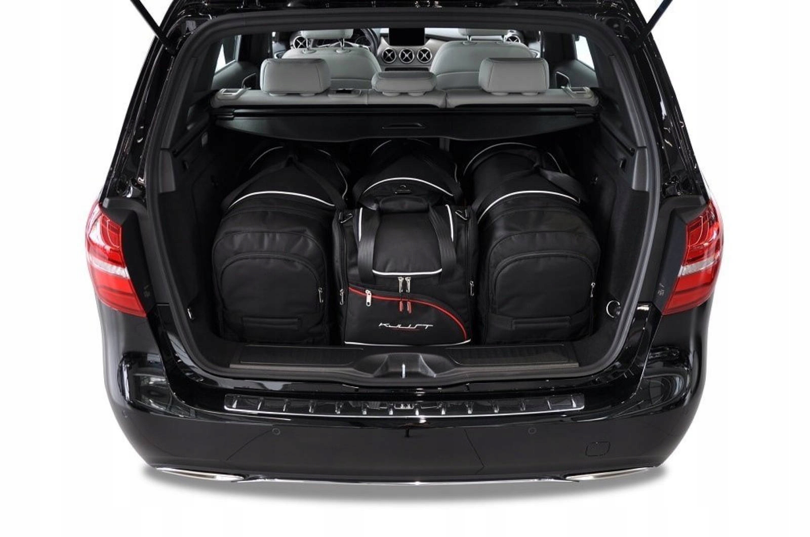 J&j Automotive Sada 4ks cestovných tašiek Aero pre Mercedes-benz B 2011-20
