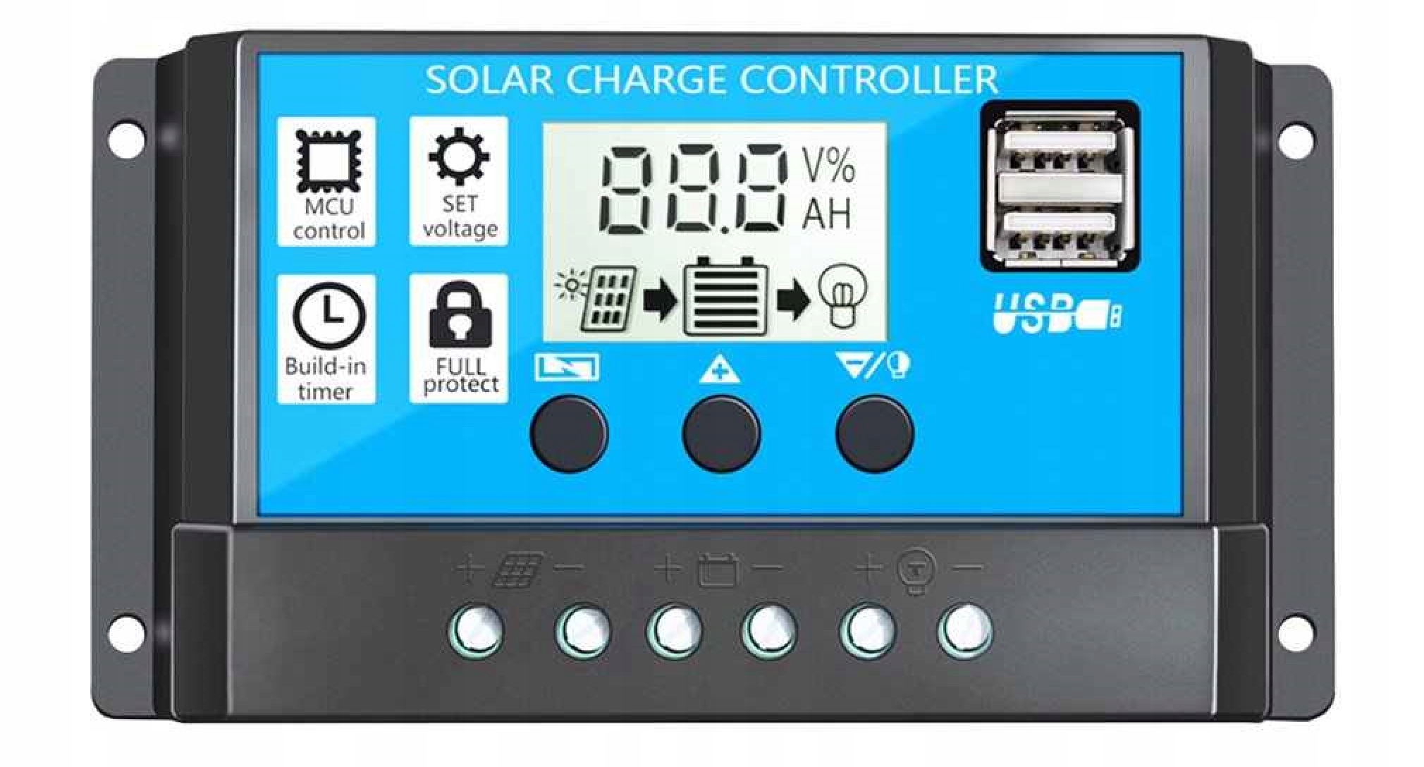 

Solarny Regulator Ładowania Akumulatorów Pwm 20A