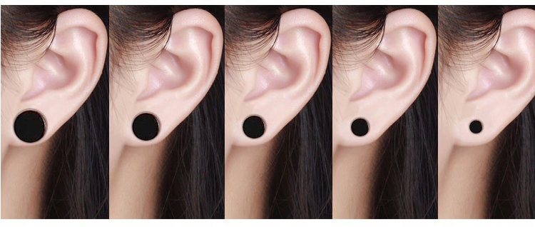 FAKE TUNEL KOLCZYK DO UCHA PUNK GOTHIC SS316L Cechy brak