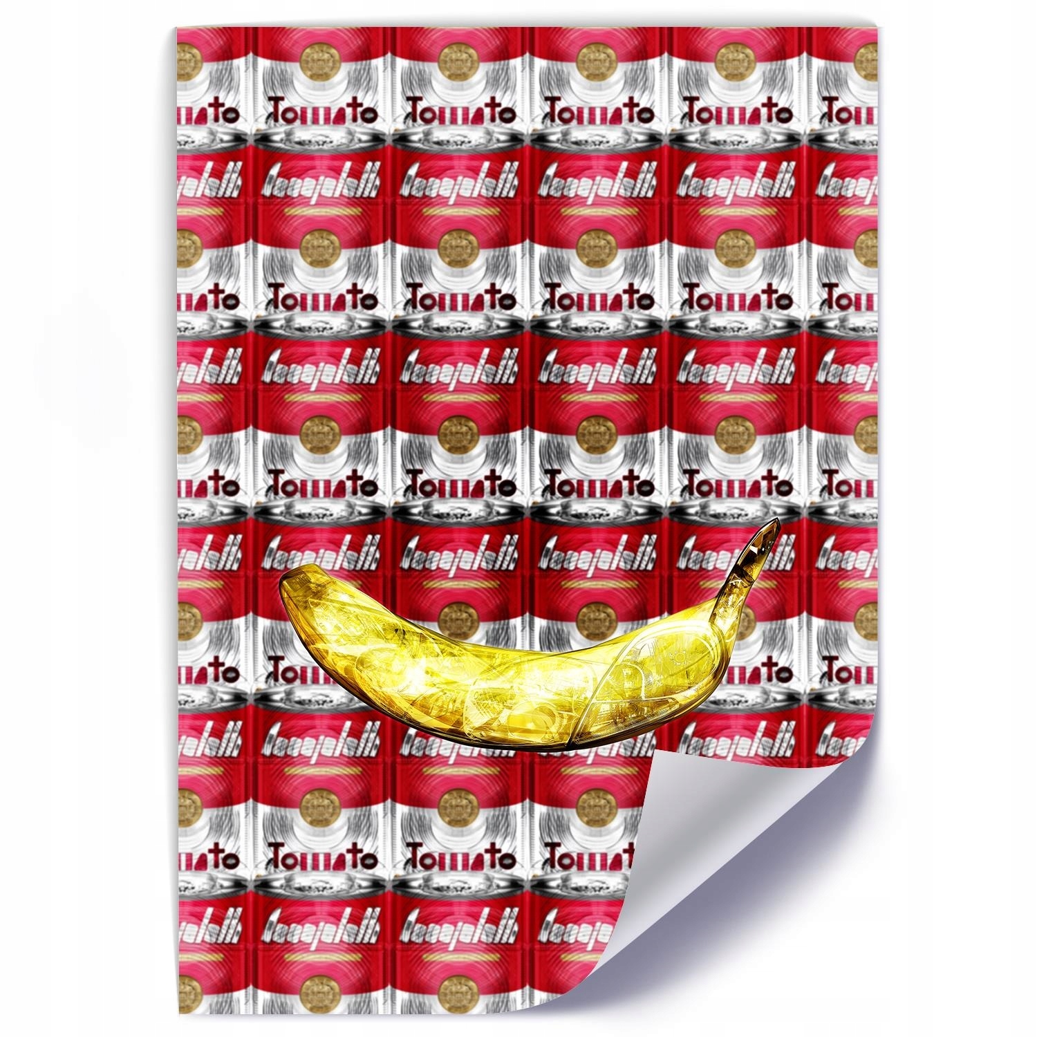 

Nowoczesny Plakat Do Sypialni Banan Puszki 50x70