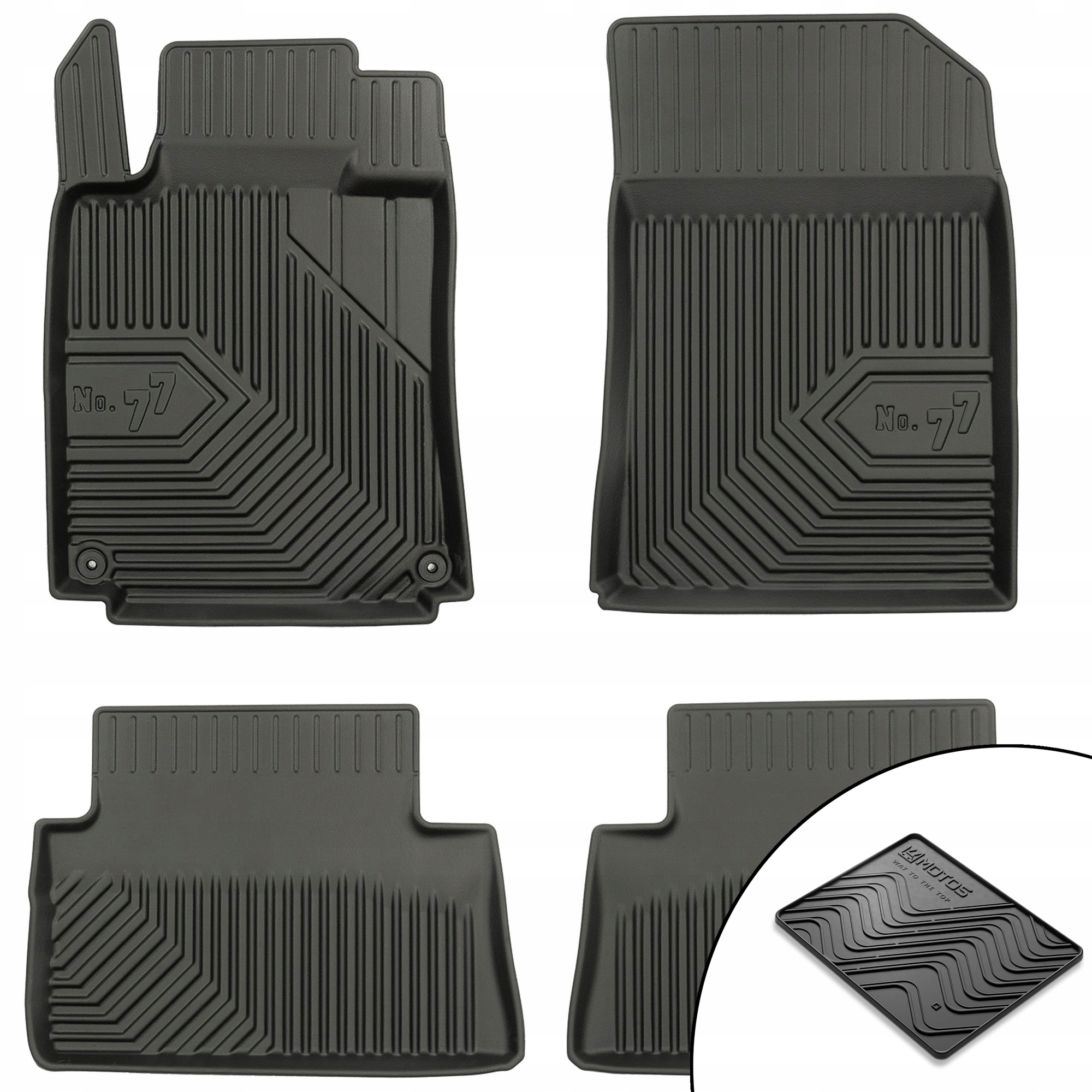 Dywaniki gumowe No.77 Peugeot 508 I 2010-2018 mata