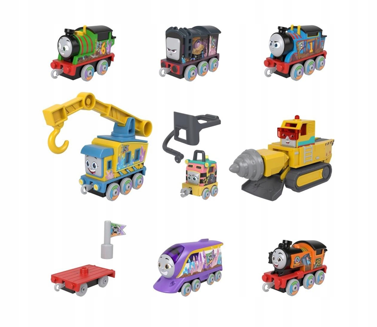 

Fisher-Price Tomek i Przyjaciele Zestaw 9 pojazdów