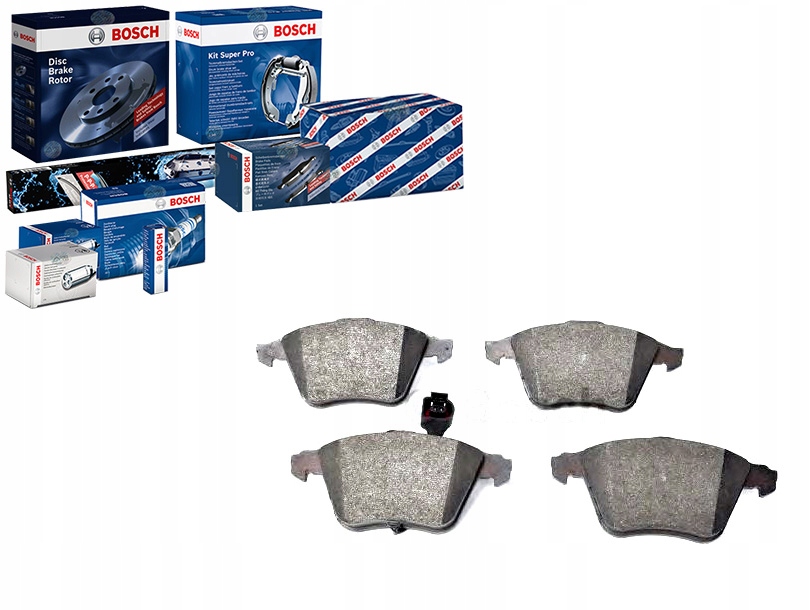 Brzdové Destičky Vw Přední Golf V Passat 05- S Pocitem