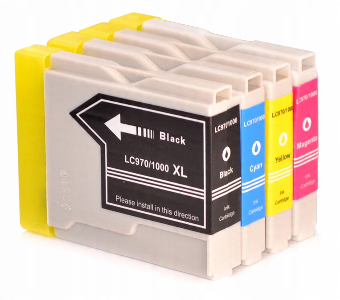 

4x Tusz Do Brother LC1000 DCP-135C DCP-150C XL