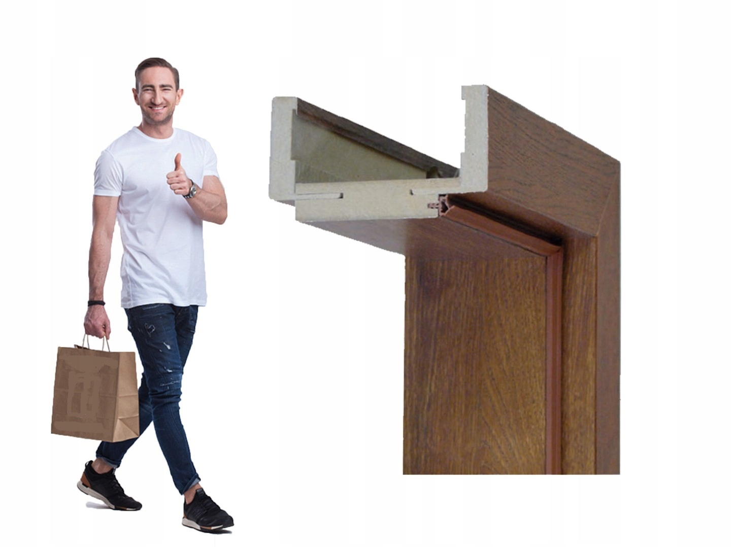 WINDOOR ościeżnica FUTRYNA regulowana 8-10cm drzwi