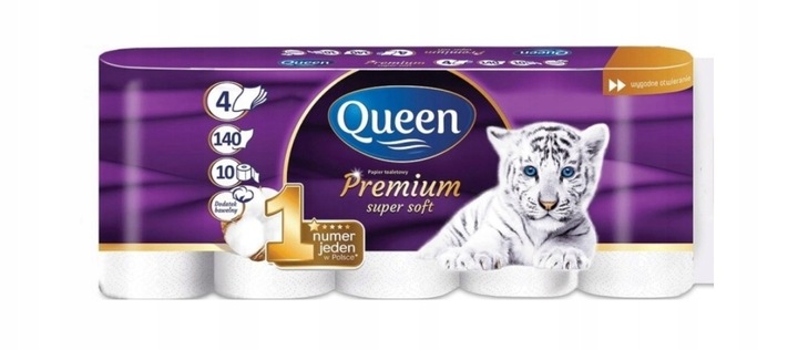 

Papier Toaletowy Queen Premium Soft 10rolek