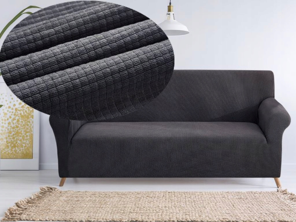 

Pokrowiec Na Kanapę Szary 3 Osobowy