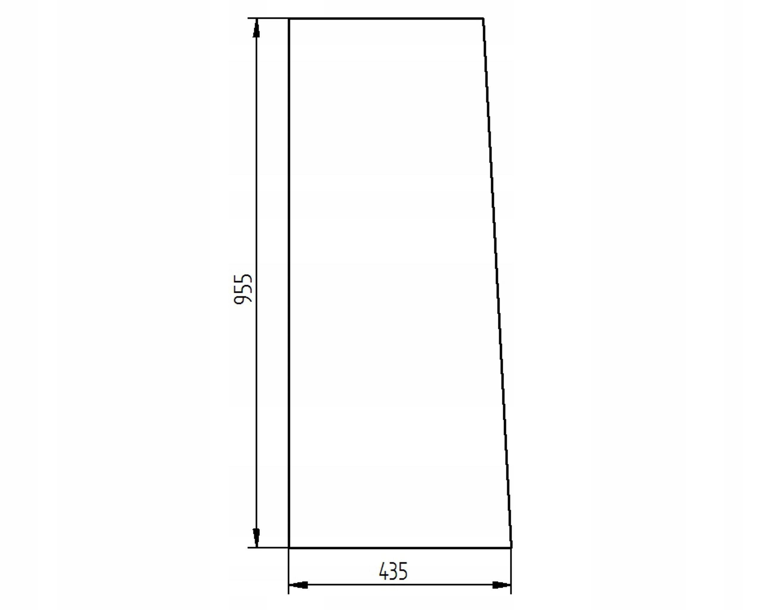 sklo teleskopický nakladač Jcb boční 827/20113