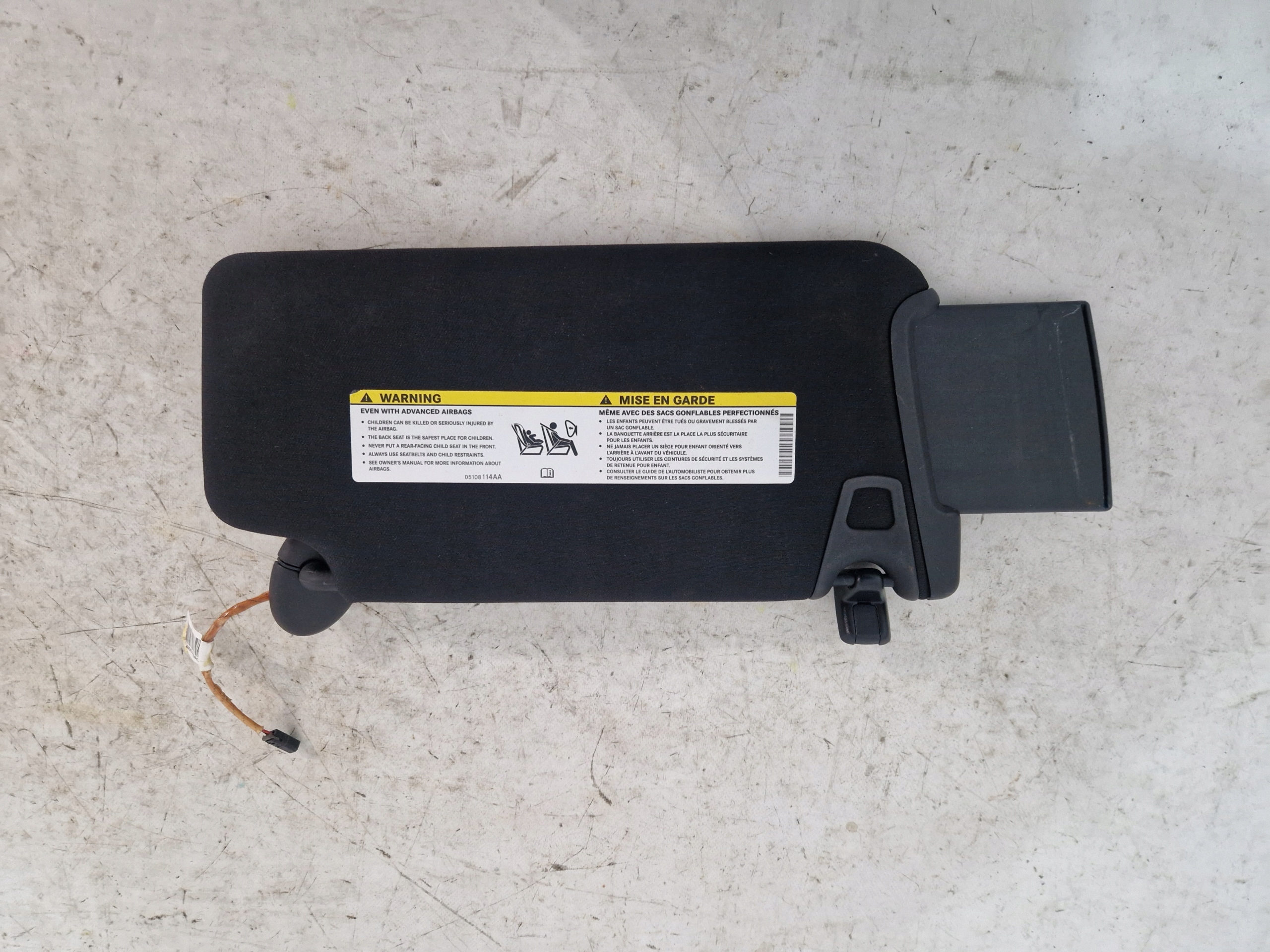 DODGE CHARGER 2019 cover sun visor visor left 5PJ80DX9AC