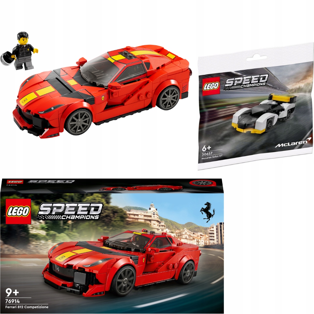 Lego Speed Champions 76914 Sada Ferrari Dárek Lego 30657 Mclaren