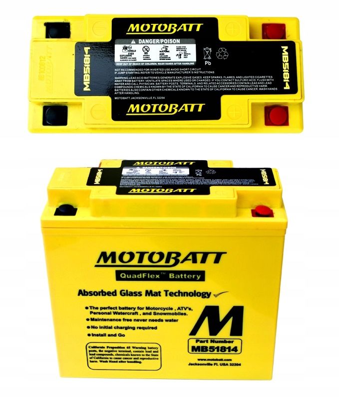 MB51814 - ГЕЛЕВИЙ АКУМУЛЯТОР MOTOBATT BMW R_1100_1150_GS_RT_R