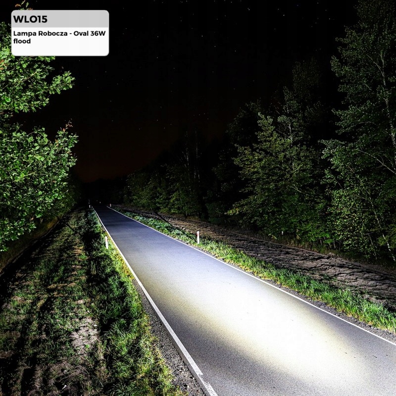 Lampa Robocza - Oval 36W flood Producent części M-Tech