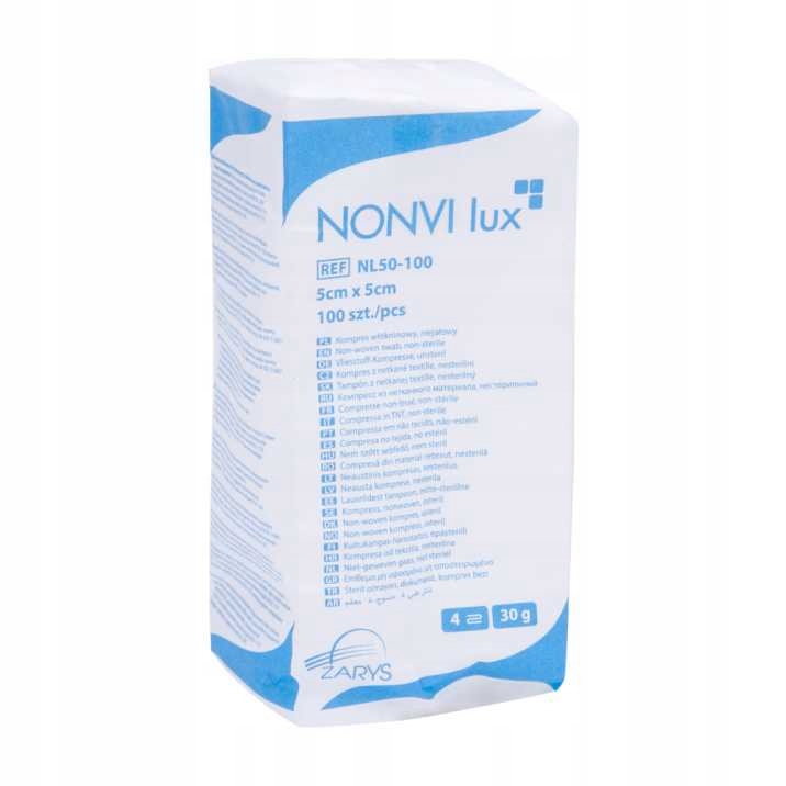 

Kompresy włókninowe niejałowe 5x5 cm 100 szt Nonvi