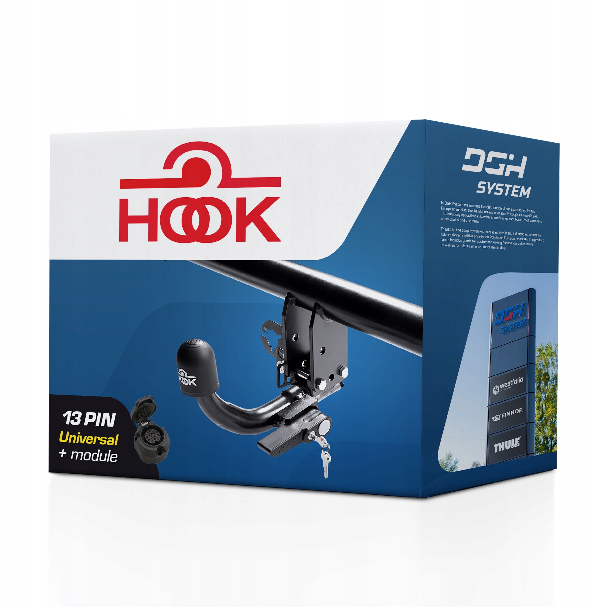 Nový Vypínací tažný hák pro Fiat Doblo XL 2022- Svazek Modul 13pin