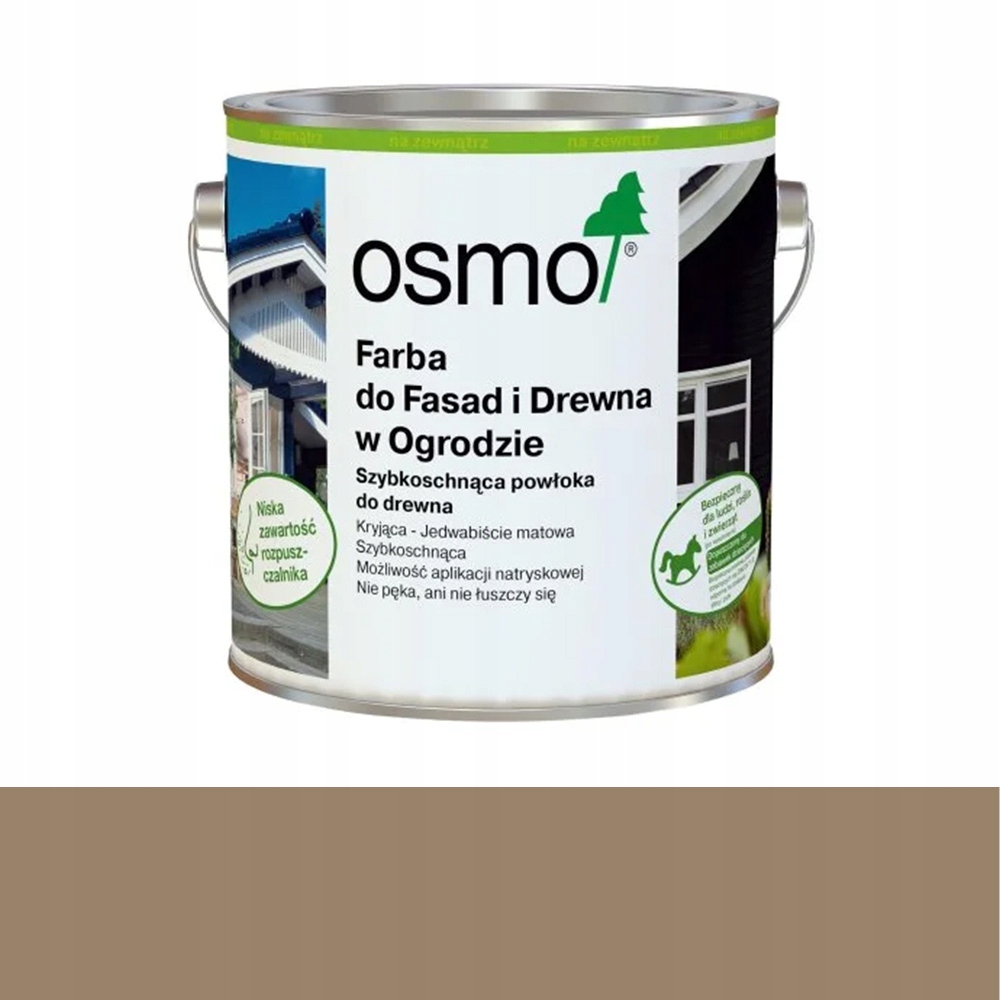 Osmo Barva pro fasády a dřevo v zahradě 7119 Irchovo šedá 2,5L