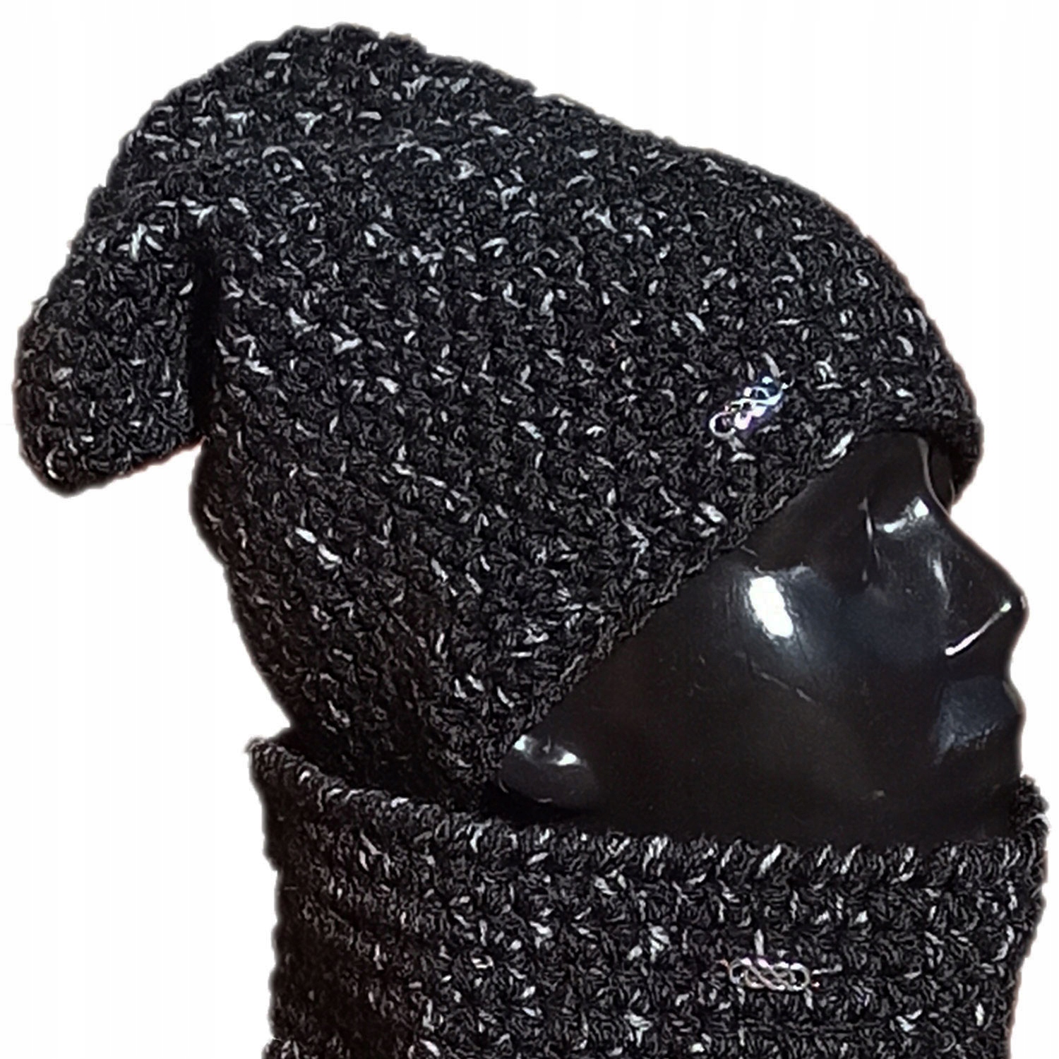 čepice Blackie šmoulinka handmade L 58-60