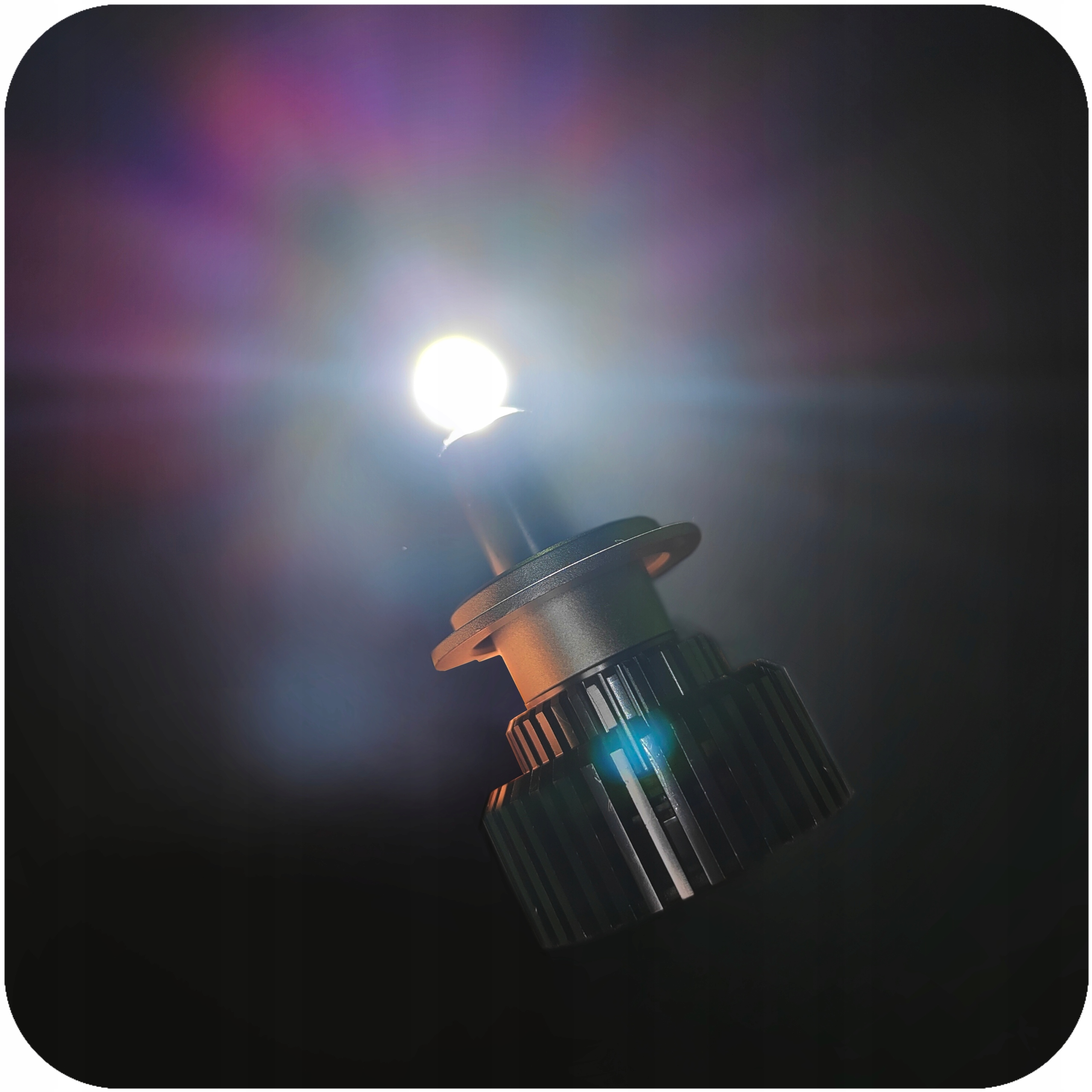 ŻARÓWKI LED CSP H7 100W 360° 6000K MOCNE CANBUS ULTRA SOCZEWKA Podstawa PX26d