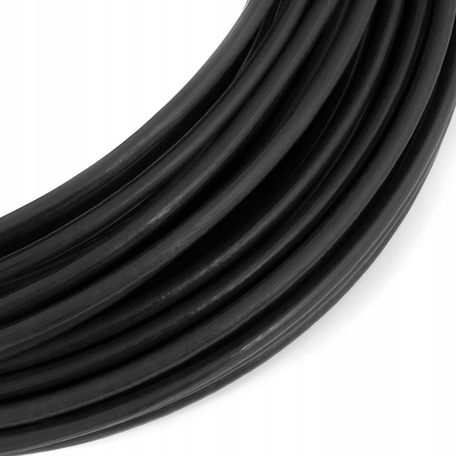 

Lina linka Stalowa Pcv 2,5/5mm 1x19 Czarna 10mb
