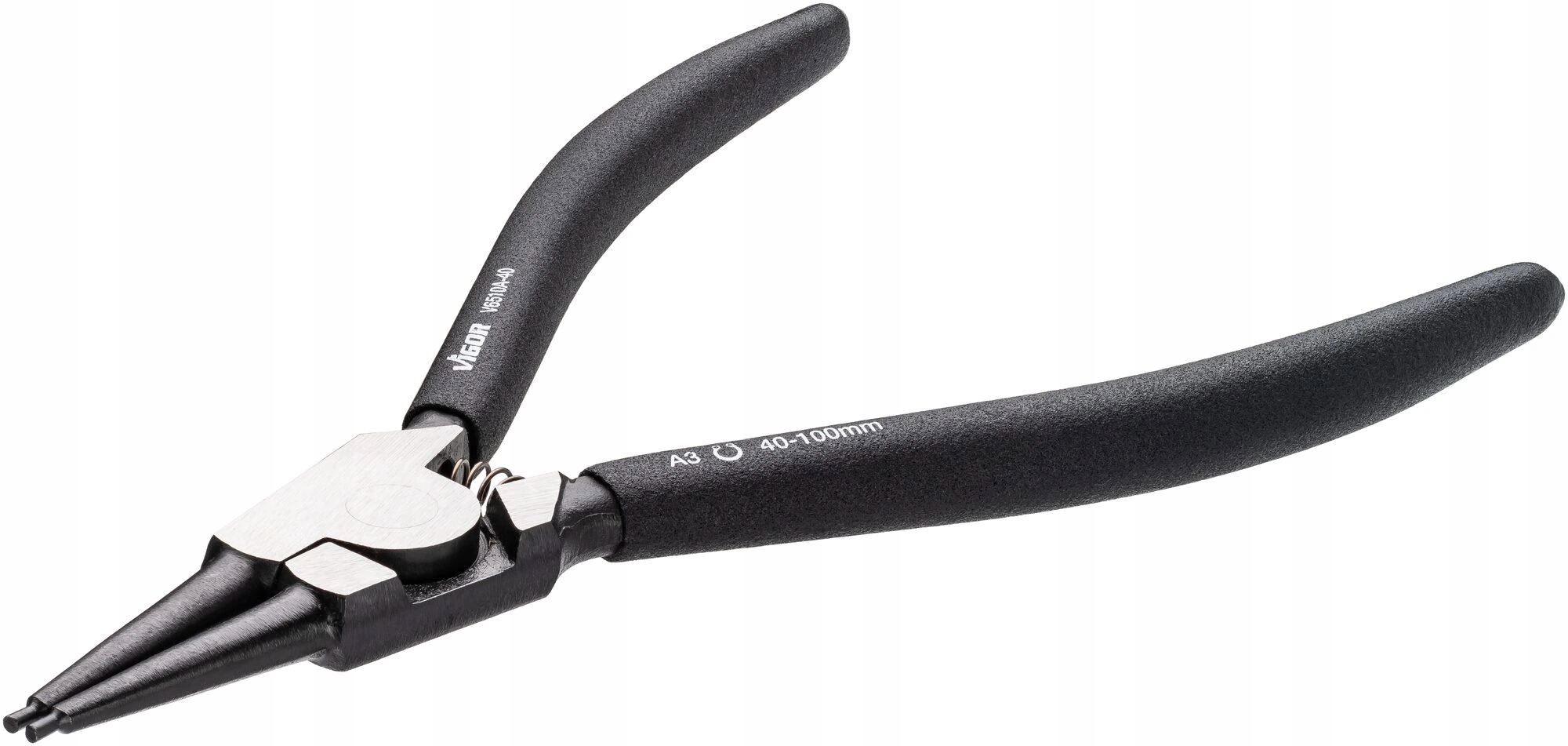 Vigor V6510A-40, Kliešte na poistné krúžky dĺžka 230 mm