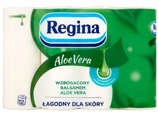 

Regina, Aloe Vera Papier toaletowy, 12 rolek