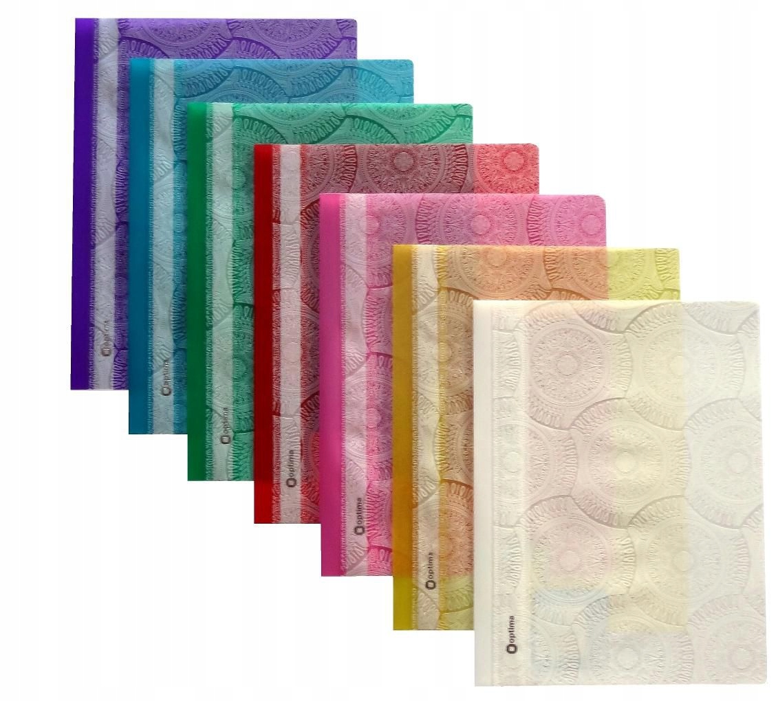 Skoroszyt A4 PP z motywem boho MIX (10szt) _____