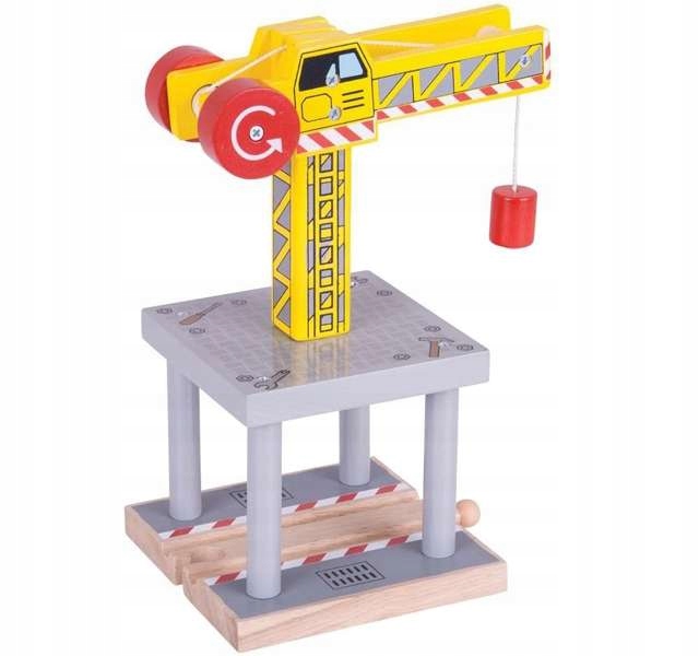 

Dźwig Tory kolejowe Obrotowy dodatek Bigjigs Rail