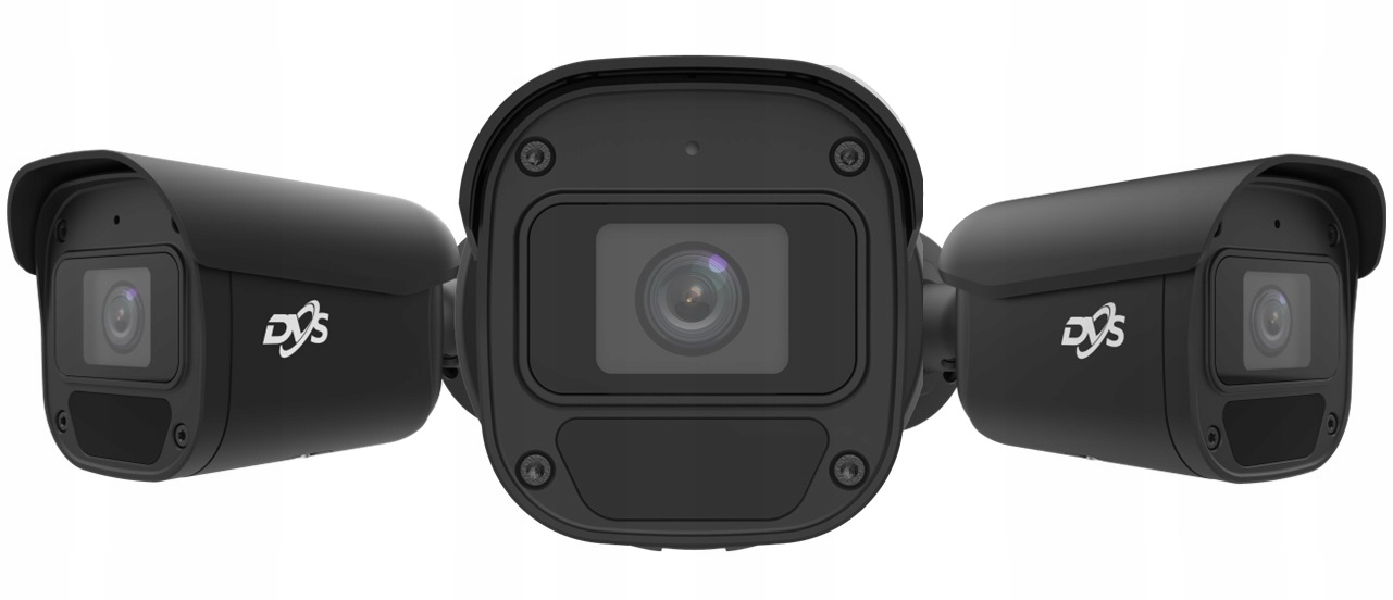 Zestaw do monitoringu domu IP POE 4 czarne kamery zewnętrzne SMART APP PRO Pojemność zainstalowanego dysku 1 TB