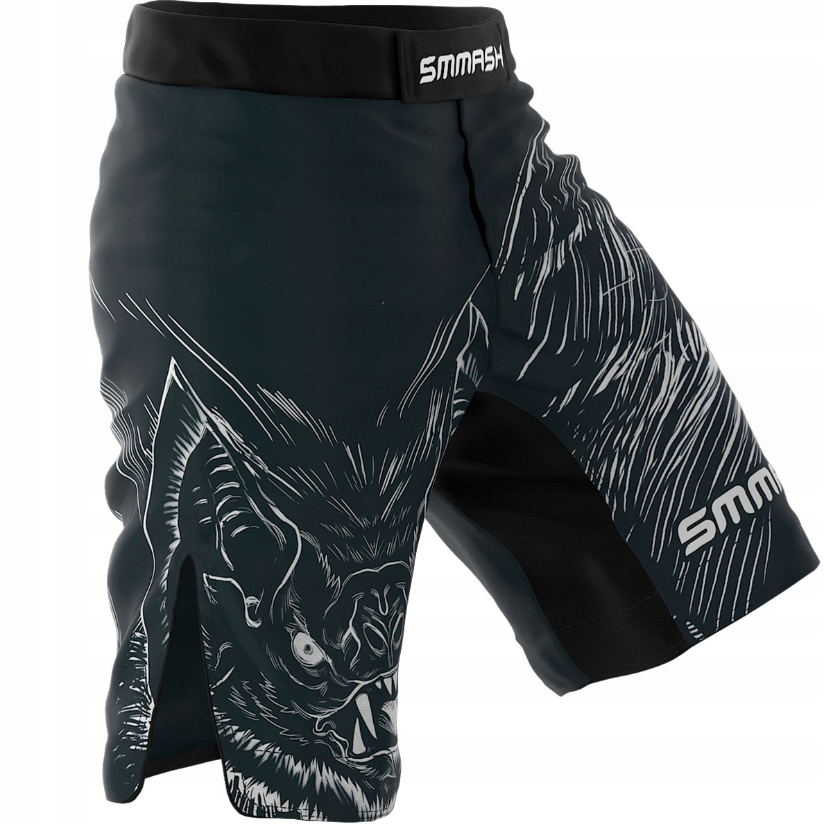 SPODENKKI MMA PRO SMMASH - BLACK WING - XL