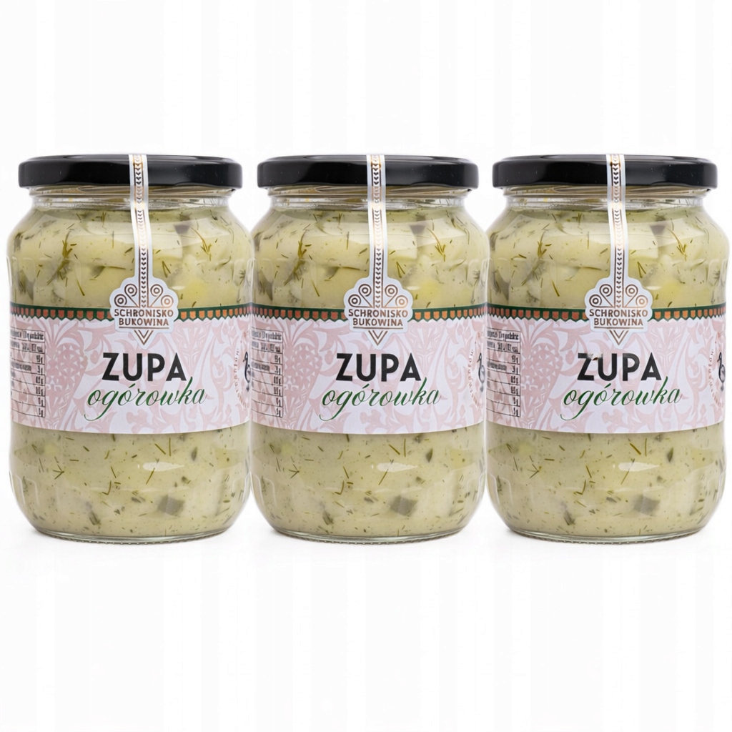 Levně Okurková polévka bez konzervantů 710 ml ve sklenici, pasterizovaná, 100% přírodní