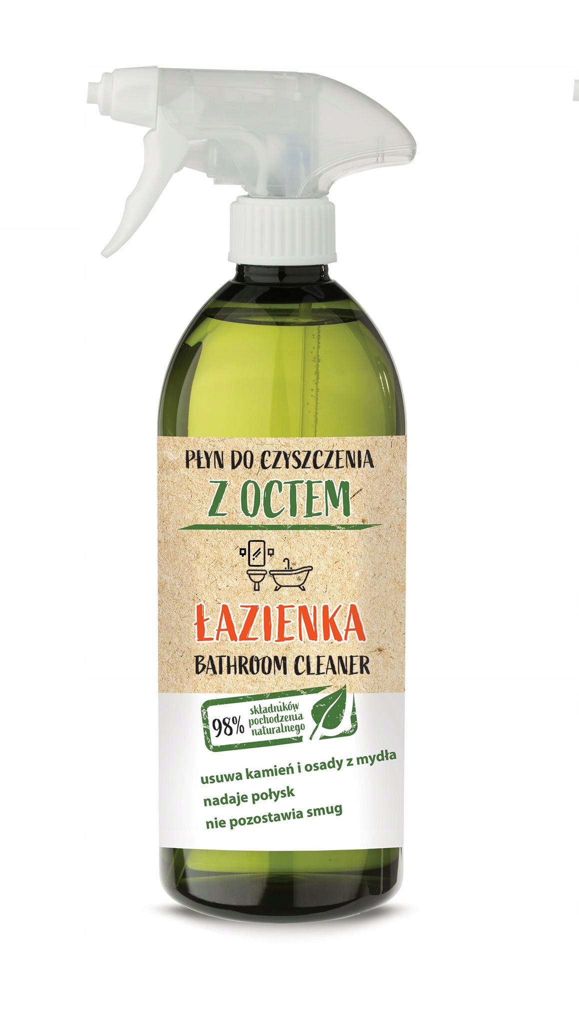 

Płyn do czyszczenia łazienki z octem 750 ml