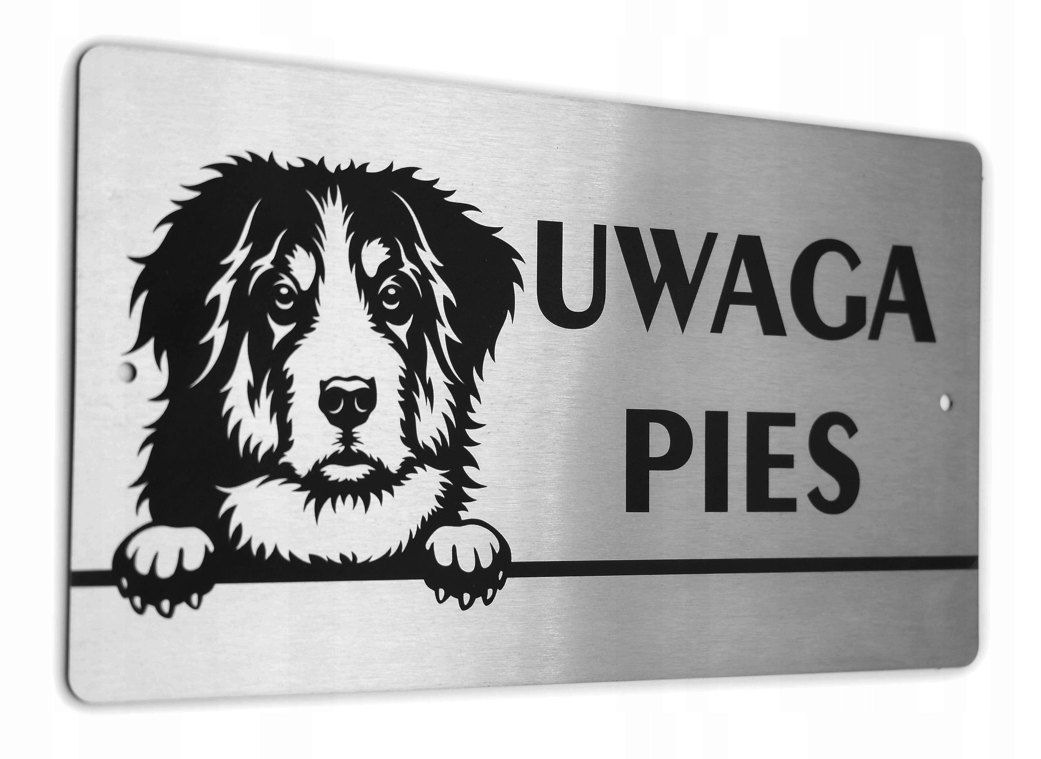 

Tabliczka Inox Uwaga Pies Berneński Pies Pasterski