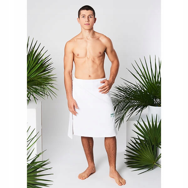 Froté kilt vázaný Oeko-tex Standard Yeye Made in Nature Bílý XL