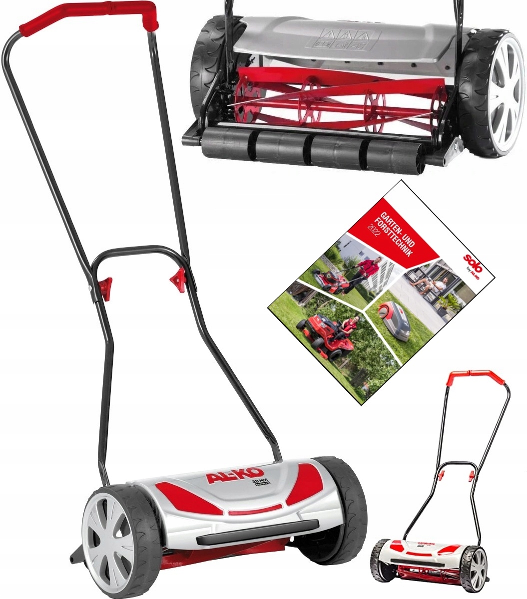 KOSIARKA BĘBNOWA RĘCZNA PCHANA AL-KO 38 CM