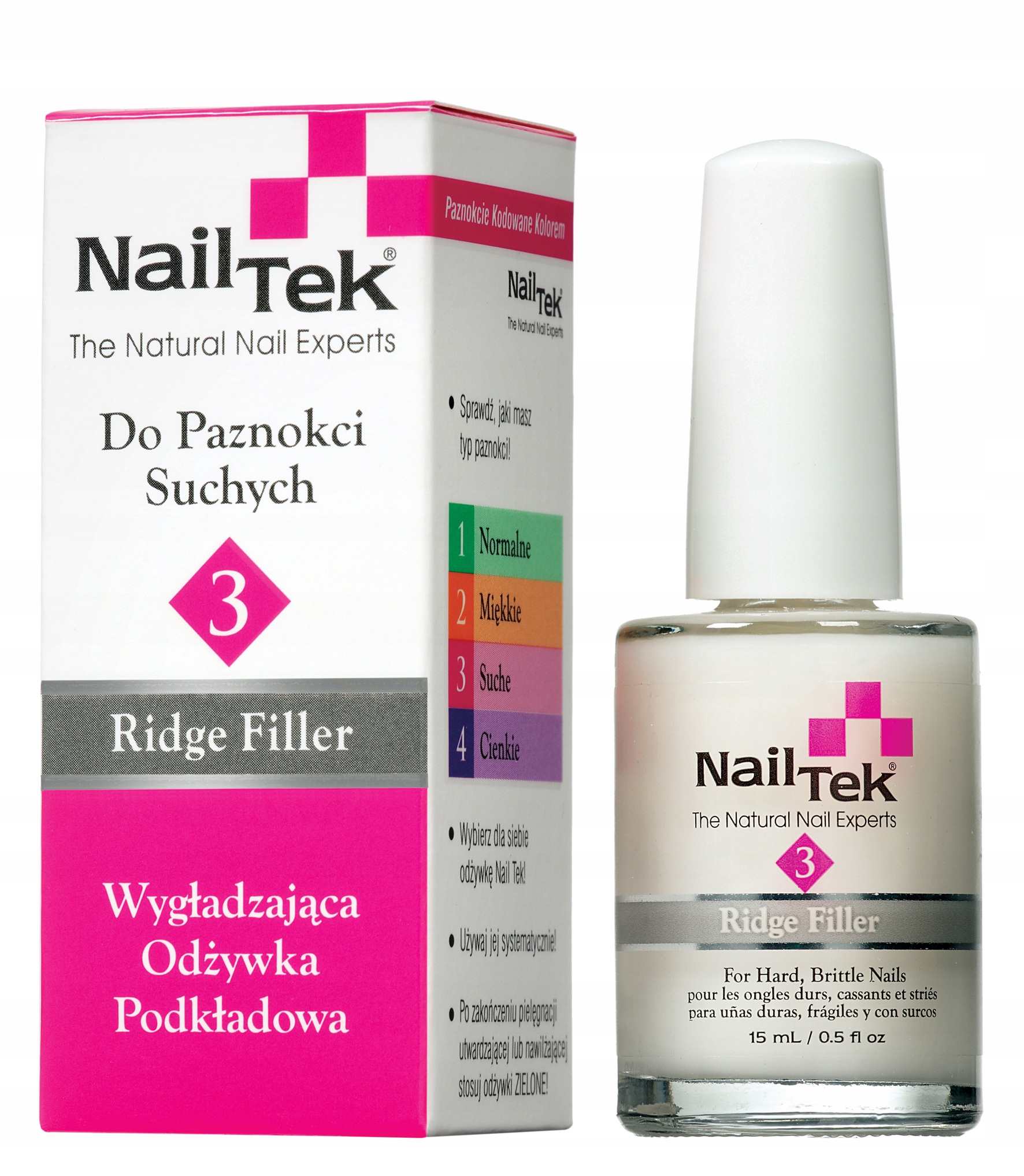 

Nail Tek 3 Ridge Filler odżywka NailTek