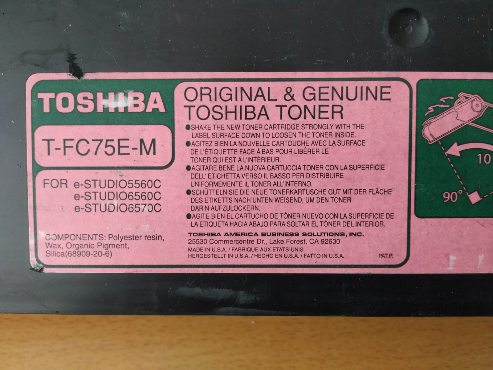 Toner Orig Toshiba T-FC75E-m TFC75 magenta Oem