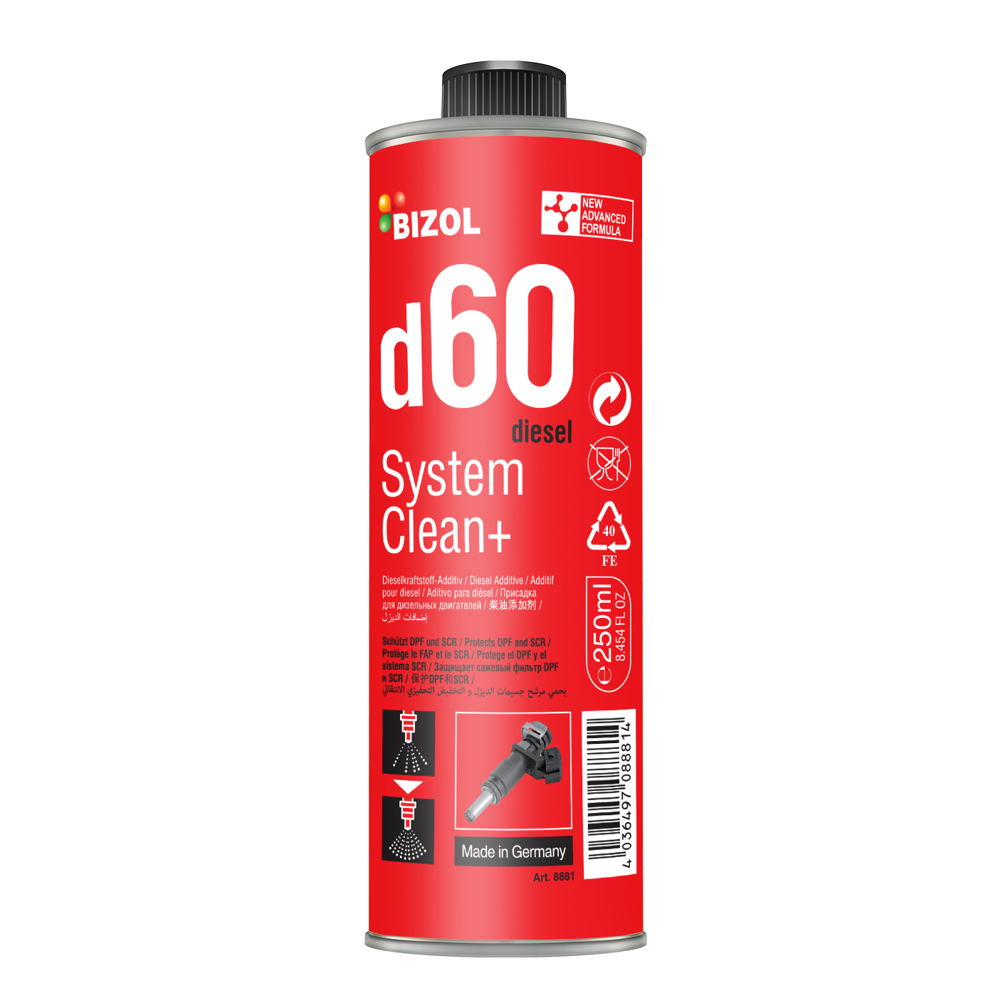 

Bizol Diesel System Clean+ d60 1L