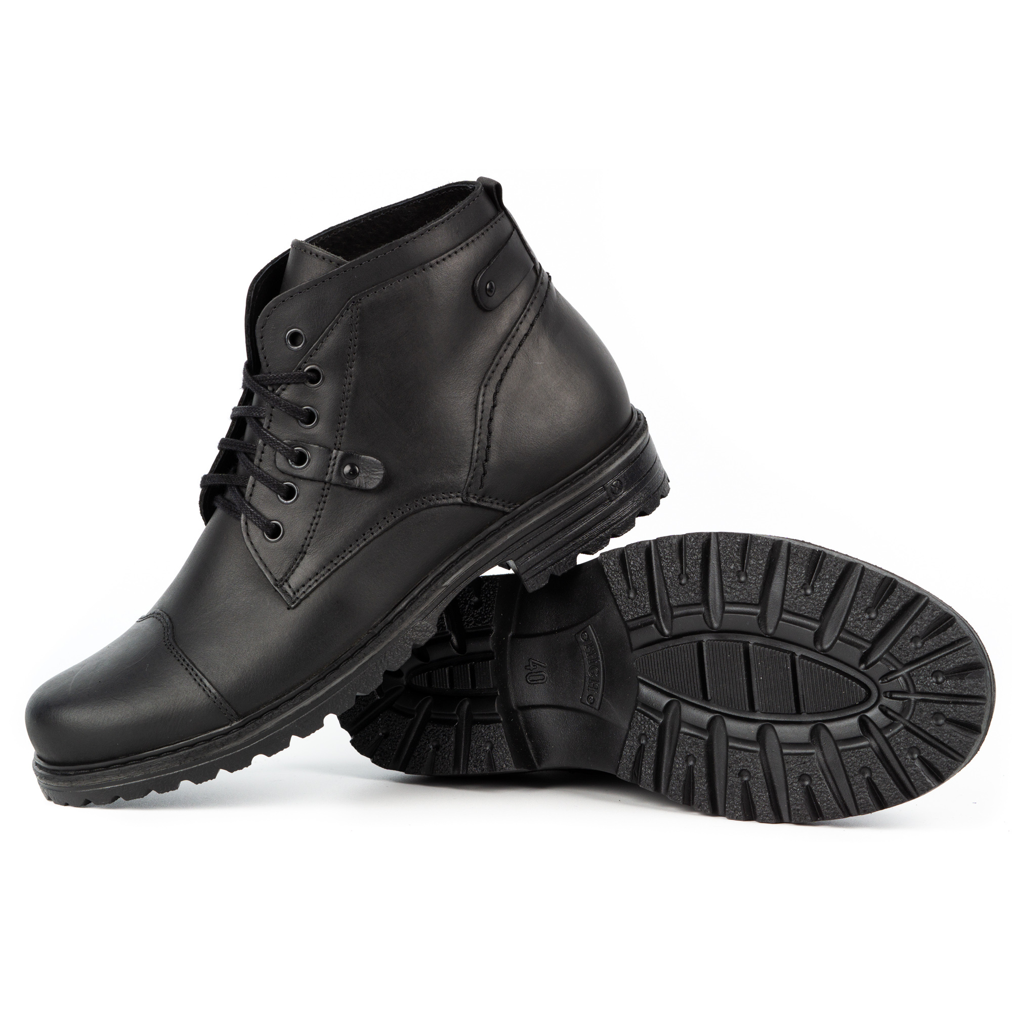 

Buty męskie skórzane Militarne Mpb czarne 42