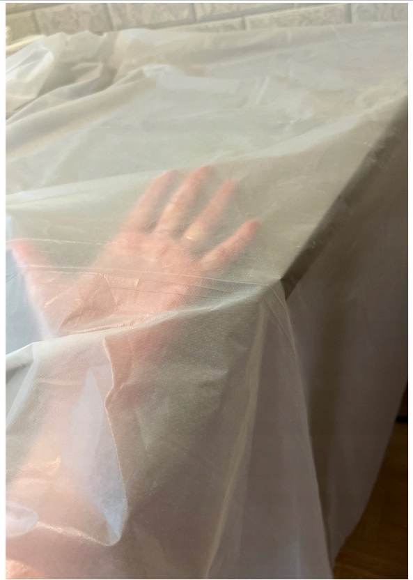 Obrus Foliowy Biały 137x274 cm Urodziny Marka PartyPal