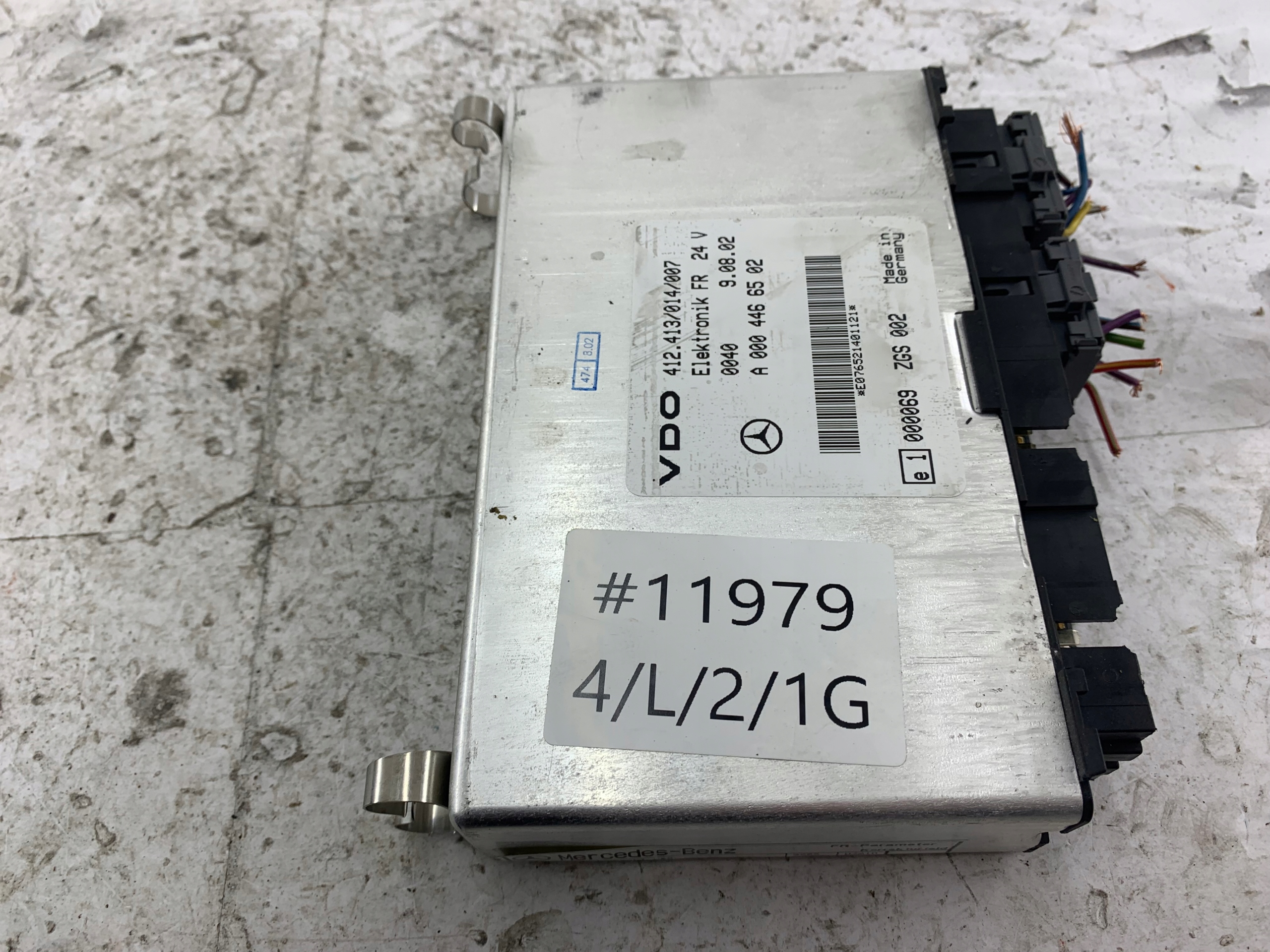 MERCEDES ATEGO control unit module VDO FR ELEKTRONIK A0004466502