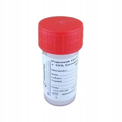 

Pojemnik histopatologiczny 40ml z formaliną 10%